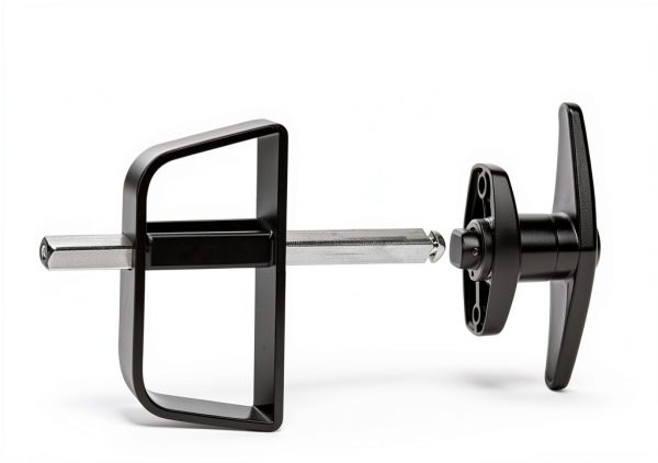 Hurrikom Shed Door T-Handle Lock Kit Metal Security Hardware-1