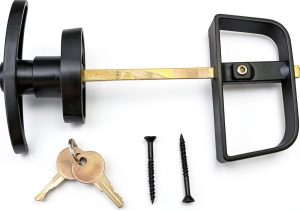 Shed Windows and More Black PVC L Shaped Door Hinge-0
