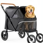 Zoosky Dog Stroller for Large Dogs-0
