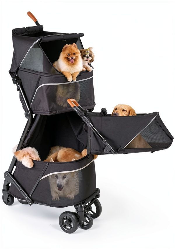 Zoosky Dog Stroller for Large Dogs-5