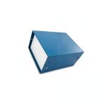 Hammond Steel Instrument Enclosure 1458E5B Blue 5 Inch Case-0